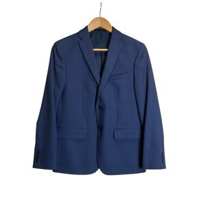 Lauren Ralph Lauren Blazer Two Button Sports Coat Blue Classic Preppy Classic 16